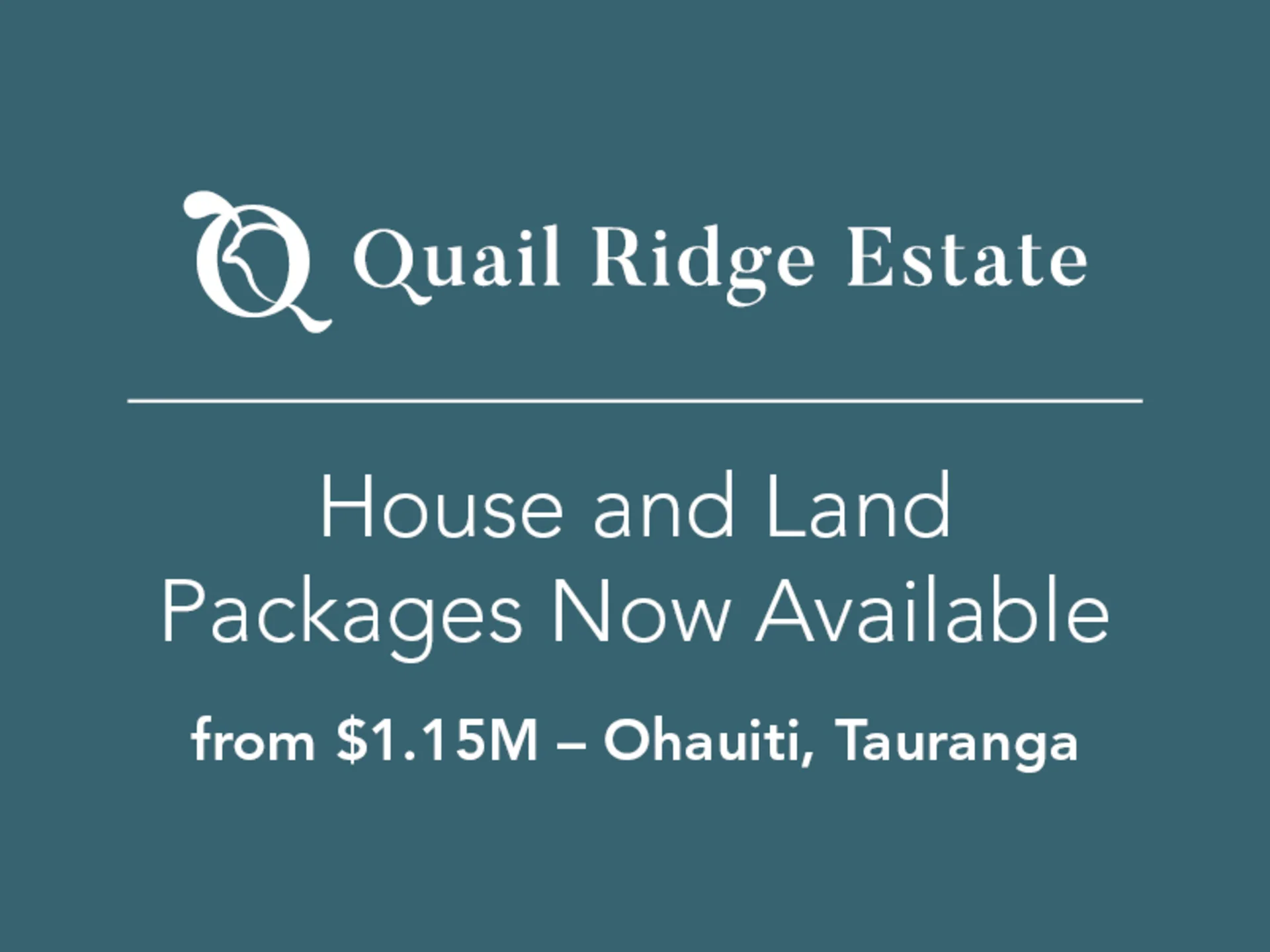 Stage 4B Quail Ridge Estate